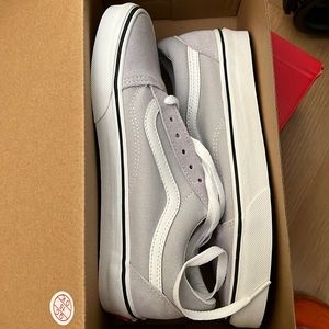 Light gray Vans Old Skool
